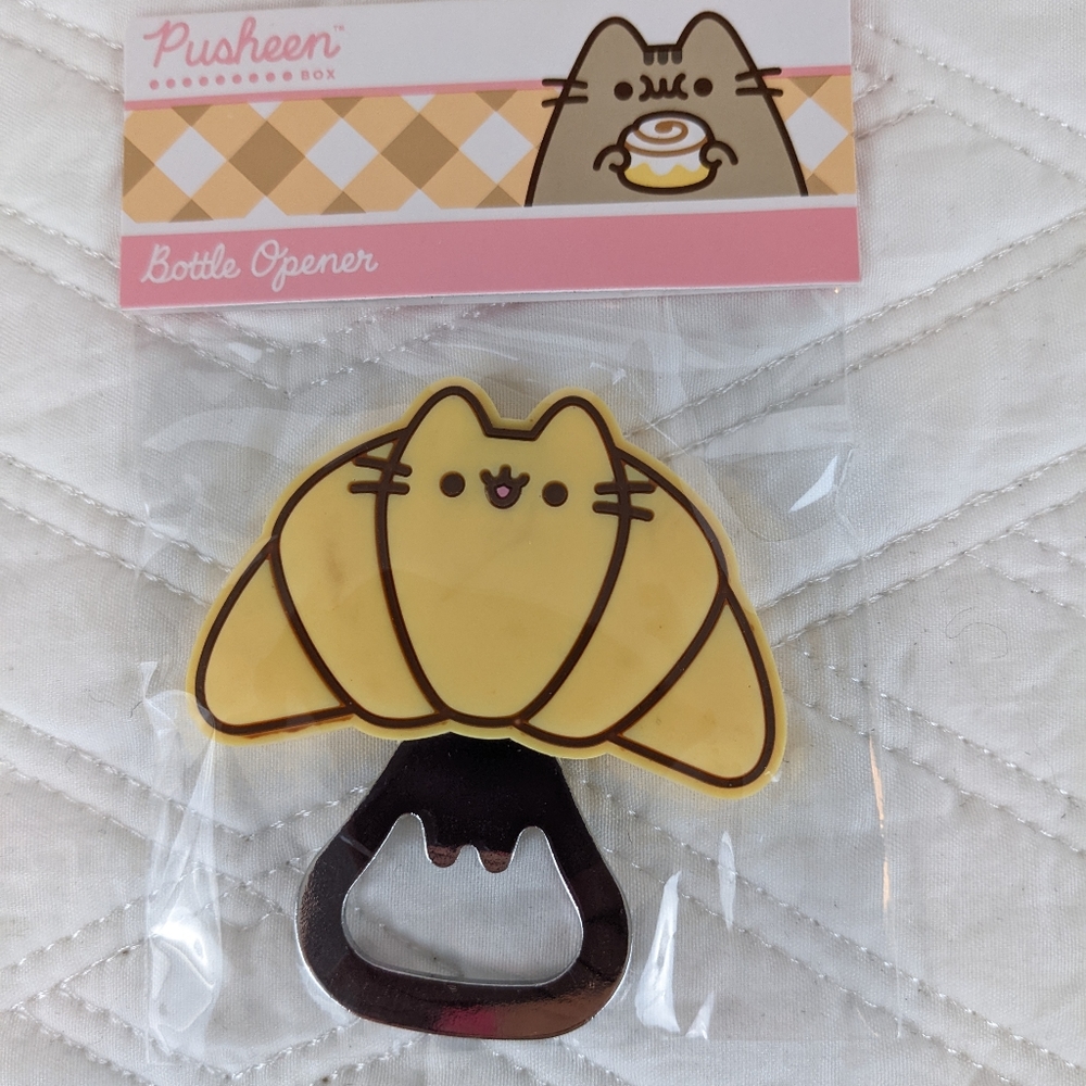 Culturefly Pusheen Box Exclusive Sweet Picnic Croissant Bottle Opener New